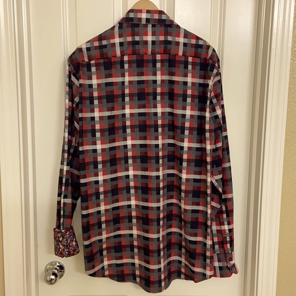 Robert Graham classic fit long sleeve shirt large - Picture 2 of 5